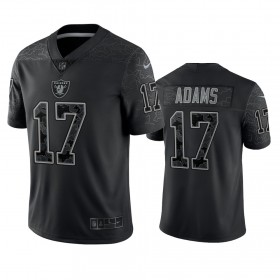 Maillot Las Vegas Raiders Davante Adams 17 Noir Reflective Limited - Homme